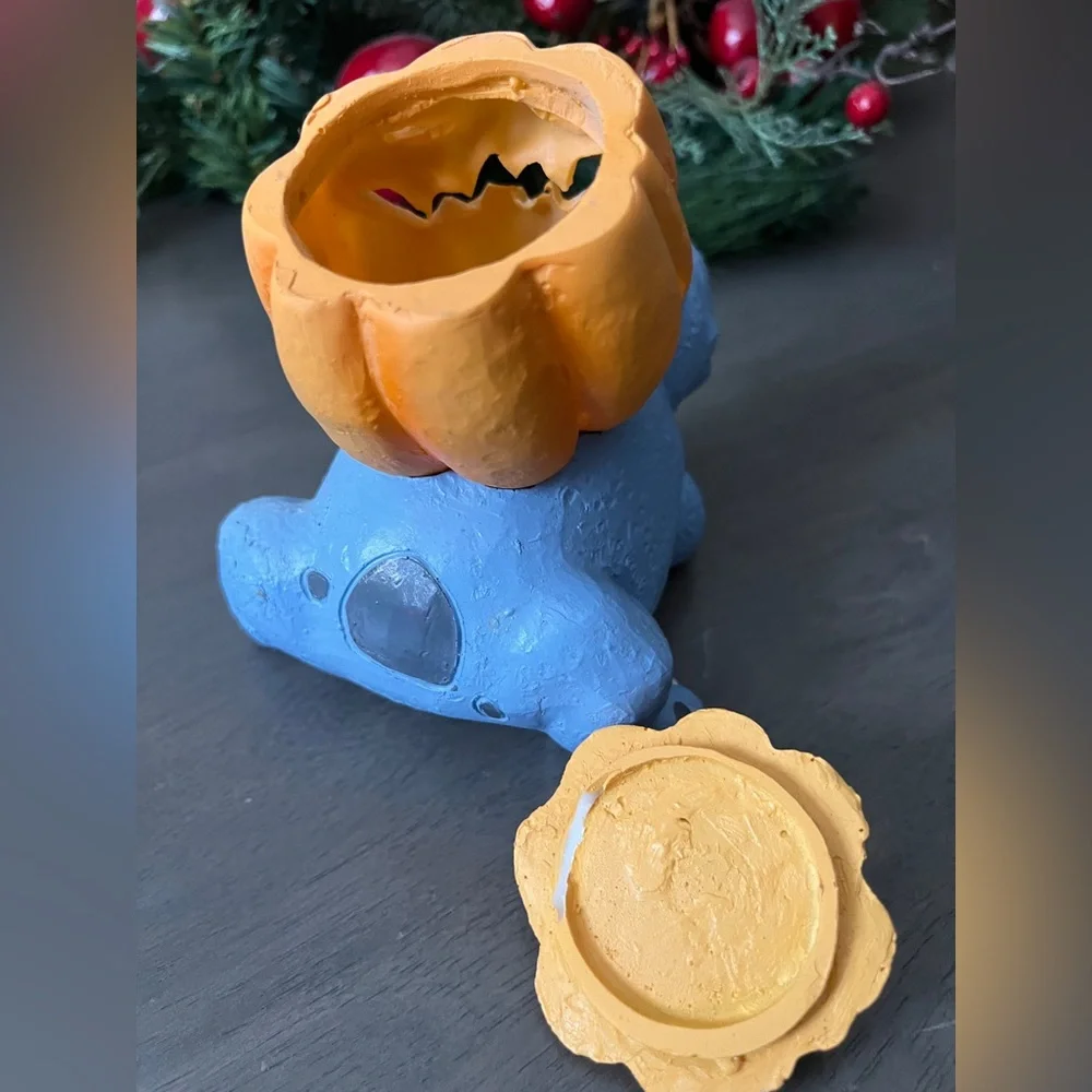 Pokemon Bulbasaur with Pumpkin garden Decor